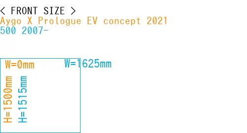 #Aygo X Prologue EV concept 2021 + 500 2007-